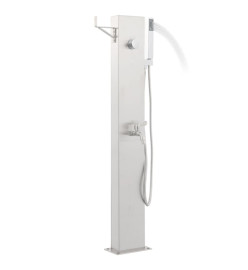 Robinet de douche de jardin 110 cm Acier inoxydable