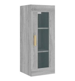 Armoire murale suspendue Sonoma gris 34,5x34x90 cm