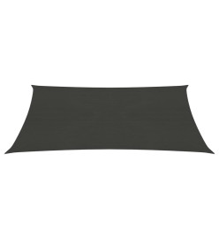 Voile d'ombrage 160 g/m² Anthracite 2,5x3,5 m PEHD