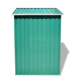 Abri de stockage pour jardin Métal Vert 204 x 132 x 186 cm