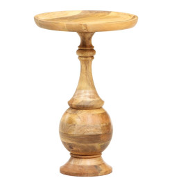 Table d'appoint ronde 43x43x66 cm Bois de manguier massif