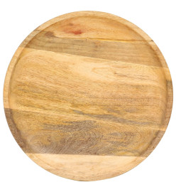 Table d'appoint ronde 43x43x66 cm Bois de manguier massif