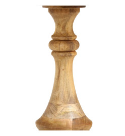 Table d'appoint ronde 43x43x66 cm Bois de manguier massif