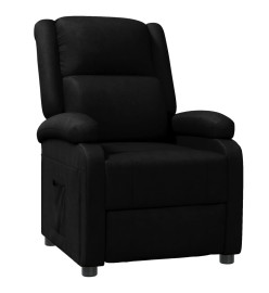 Fauteuil inclinable Noir Similicuir