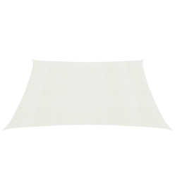 Voile d'ombrage 160 g/m² Blanc 4,5x4,5 m PEHD