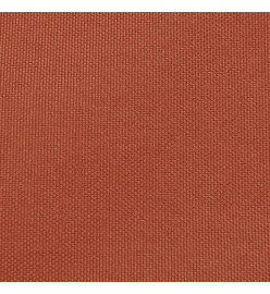 Parasol en tissu Oxford rectangulaire 2 x 4 m Ocre marron