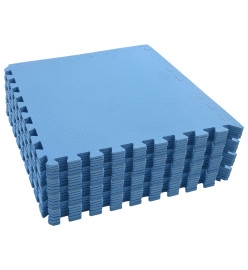 Tapis de sol 24 pcs 8,64㎡ Mousse EVA Bleu