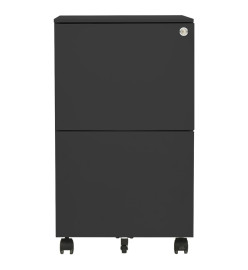 Classeur mobile Anthracite 39x45x67 cm Acier