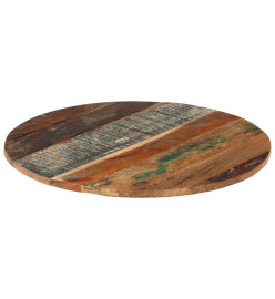 Dessus de table rond 60 cm 15-16 mm Bois de récupération