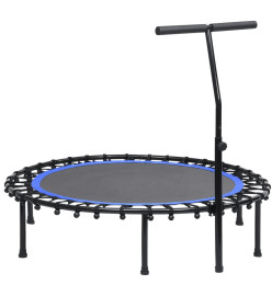 Trampoline de fitness avec poignée et coussin de sécurité 122cm