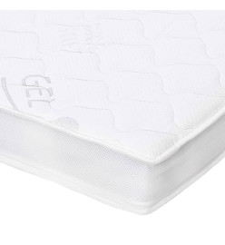 Sur-matelas 160 x 200 cm Mousse de gel 7 cm