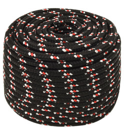 Corde de bateau Noir 14 mm 25 m Polypropylène