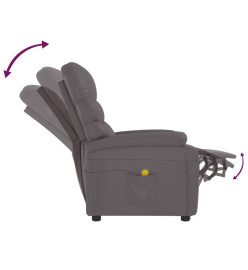 Fauteuil de massage Gris Similicuir