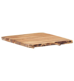 Dessus de table Bois d'acacia massif 58x(50-60)x3,8 cm