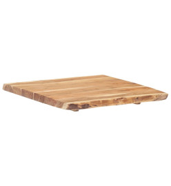 Dessus de table Bois d'acacia massif 58x(50-60)x3,8 cm