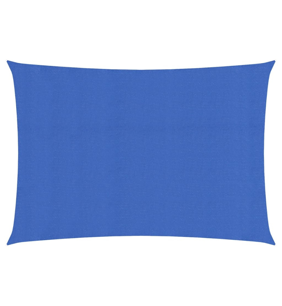 Voile d'ombrage 160 g/m² Bleu 2x4,5 m PEHD