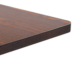 Table de bistro Marron foncé 60x60 cm MDF