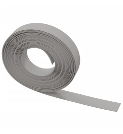 Bordures de jardin 3 pcs gris 10 m 10 cm polyéthylène