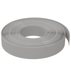 Bordures de jardin 3 pcs gris 10 m 10 cm polyéthylène