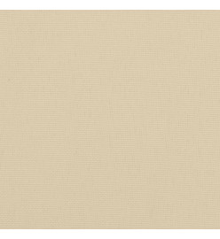 Coussin de palette beige 120x80x12 cm tissu