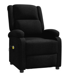 Fauteuil de massage Noir Tissu