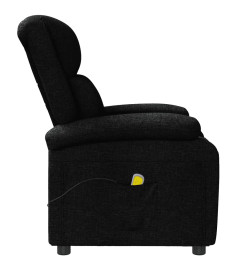 Fauteuil de massage Noir Tissu