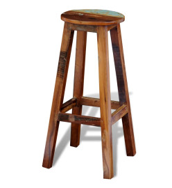 Tabouret de bar Bois de récupération massif