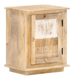 Table de chevet 40x30x46 cm Bois de manguier massif