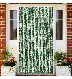 Moustiquaire Vert et blanc 100x220 cm Chenille