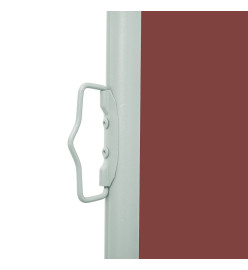 Auvent latéral rétractable de patio 170x300 cm Marron