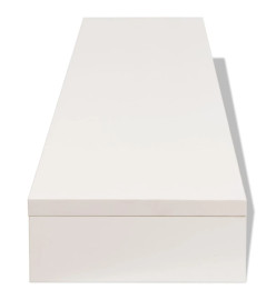 Support de moniteur Aggloméré 110x23,5x9 cm Blanc