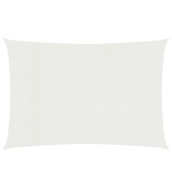 Voile d'ombrage 160 g/m² Blanc 2,5x4 m PEHD