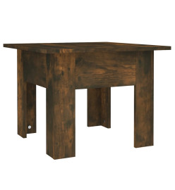 Table basse Chêne fumé 55x55x42 cm Aggloméré