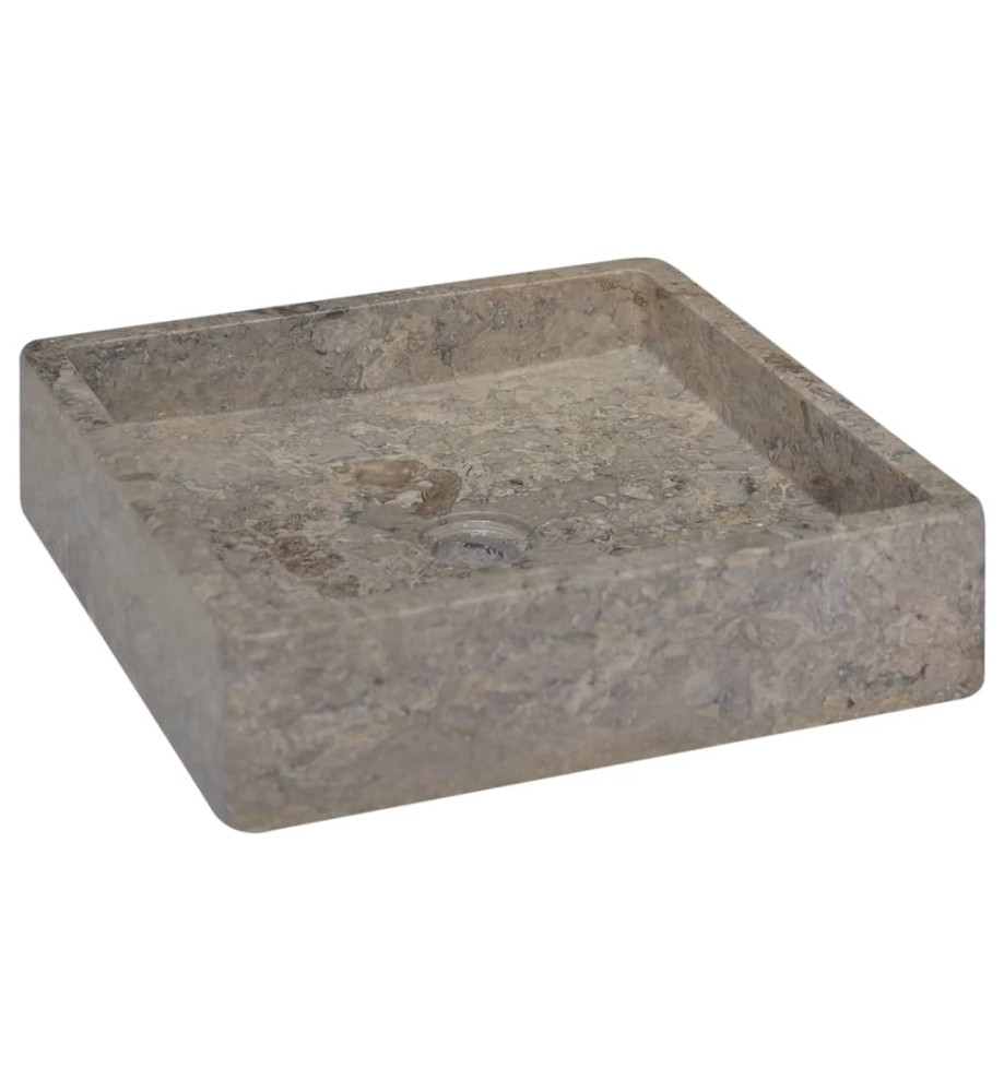 Lavabo Gris 40x40x10 cm Marbre