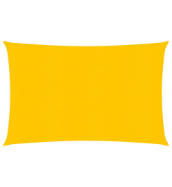 Voile d'ombrage 160 g/m² Jaune 2,5x4 m PEHD