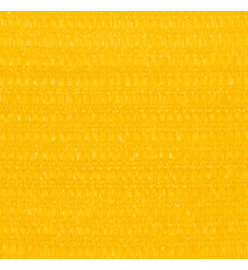 Voile d'ombrage 160 g/m² Jaune 2,5x4 m PEHD