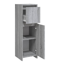 Armoire de bain Sonoma gris 30x30x95 cm Bois d'ingénierie