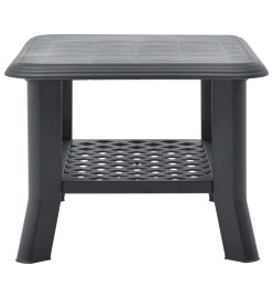 Table basse Anthracite 90 x 60 x 46 cm Plastique