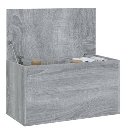 Coffre de rangement Sonoma gris 84x42x46 cm Bois d'ingénierie