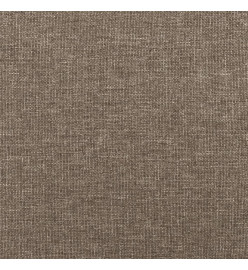 Cadre de lit Taupe 120x200 cm Tissu