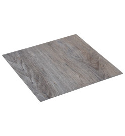 Planches de plancher autoadhésives 5,11 m² PVC Marron clair