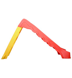 Toboggan pliable d'enfants Intérieur/Extérieur Rouge et jaune