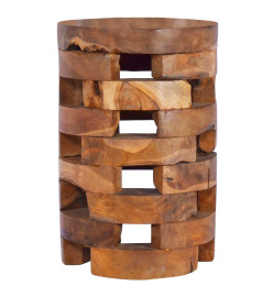 Table de chevet 30x30x45 cm Bois de teck massif