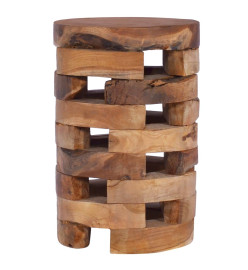 Table de chevet 30x30x45 cm Bois de teck massif