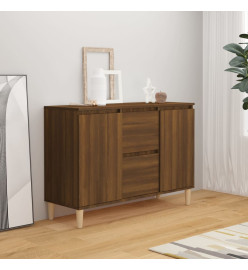 Buffet Chêne marron 103,5x35x70 cm Bois d'ingénierie