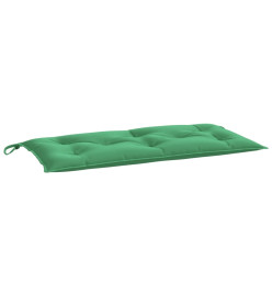 Coussin de banc de jardin vert 110x50x7 cm tissu oxford