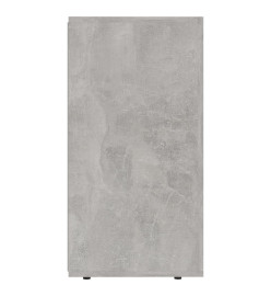 Buffet Gris béton 120x36x69 cm Aggloméré