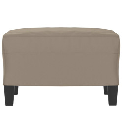 Repose-pied Taupe 60x50x41 cm Tissu microfibre