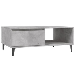 Table basse Gris béton 90x60x35 cm Aggloméré