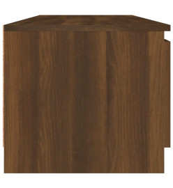 Meuble TV Chêne marron 140x40x35,5 cm Bois d'ingénierie